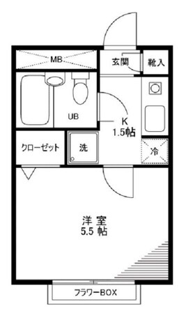 ユーハイツの物件間取画像